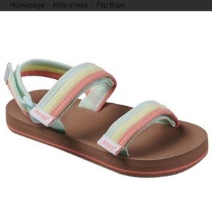 Reef • Pastel Convertible Velcro Sandals • size 6/7